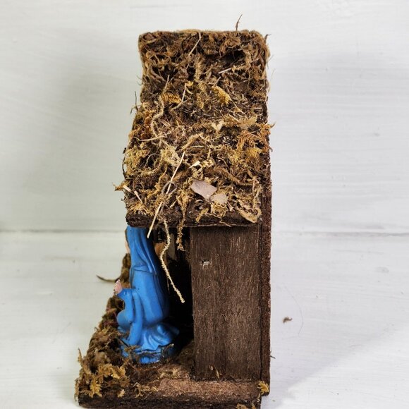 Nativity Set Christmas Manger Creche 6.5" Mary Joseph Jesus made in Italy - Picture 4 of 9